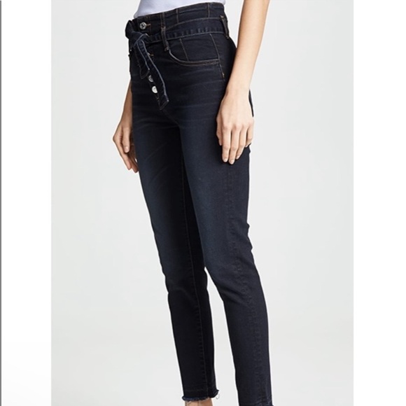 Veronica Beard Keith 12” Corset Jeans Size 28 - Picture 3 of 11